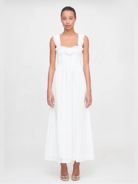 Hill House Dresses & Skirts - Hill House The Rosetta Nap Dress in White Broderie Voile